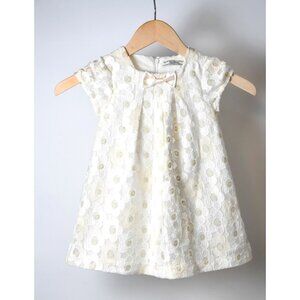 NEW Mayoral Chic Easter White Baptism Dress Baby Girl 24M 2/3Y Flowers Ruffle